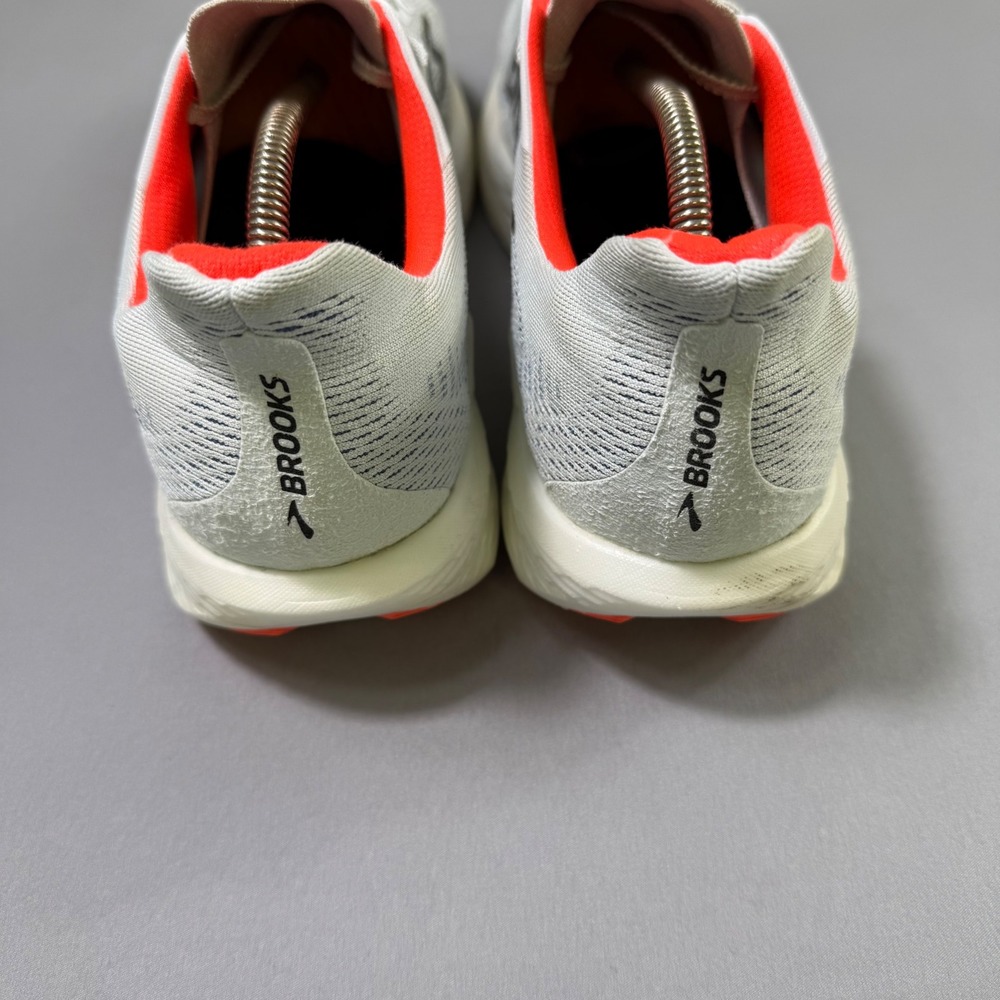 Brooks Hyperion Max 2 Running Shoes Mens 12 White Coral Yellow 1104341D443 DNA - Picture 5 of 13